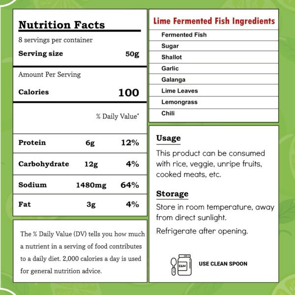 Lime Fermented Fish