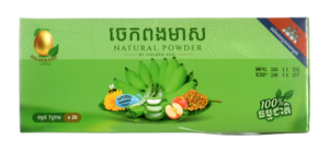 Natural banana powder - ចេកពងមាស (5g x 20)