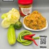 Crushed Feroniella lucida with Smoked Catfish  - បុកក្រសាំង ត្រីឆ្អើរអណ្តែង